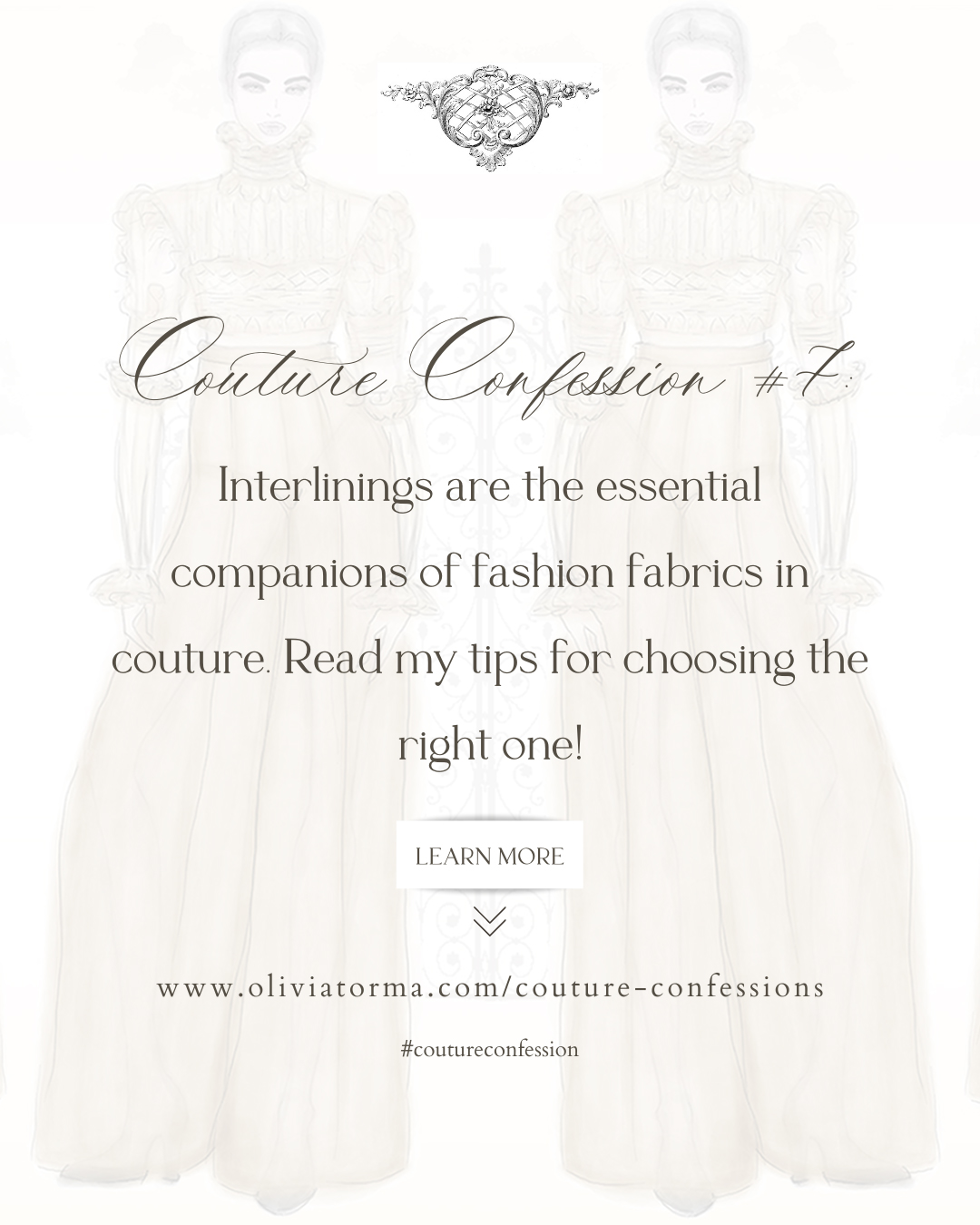 Couture Confession No. 7 Olivia Torma Couture Confessions